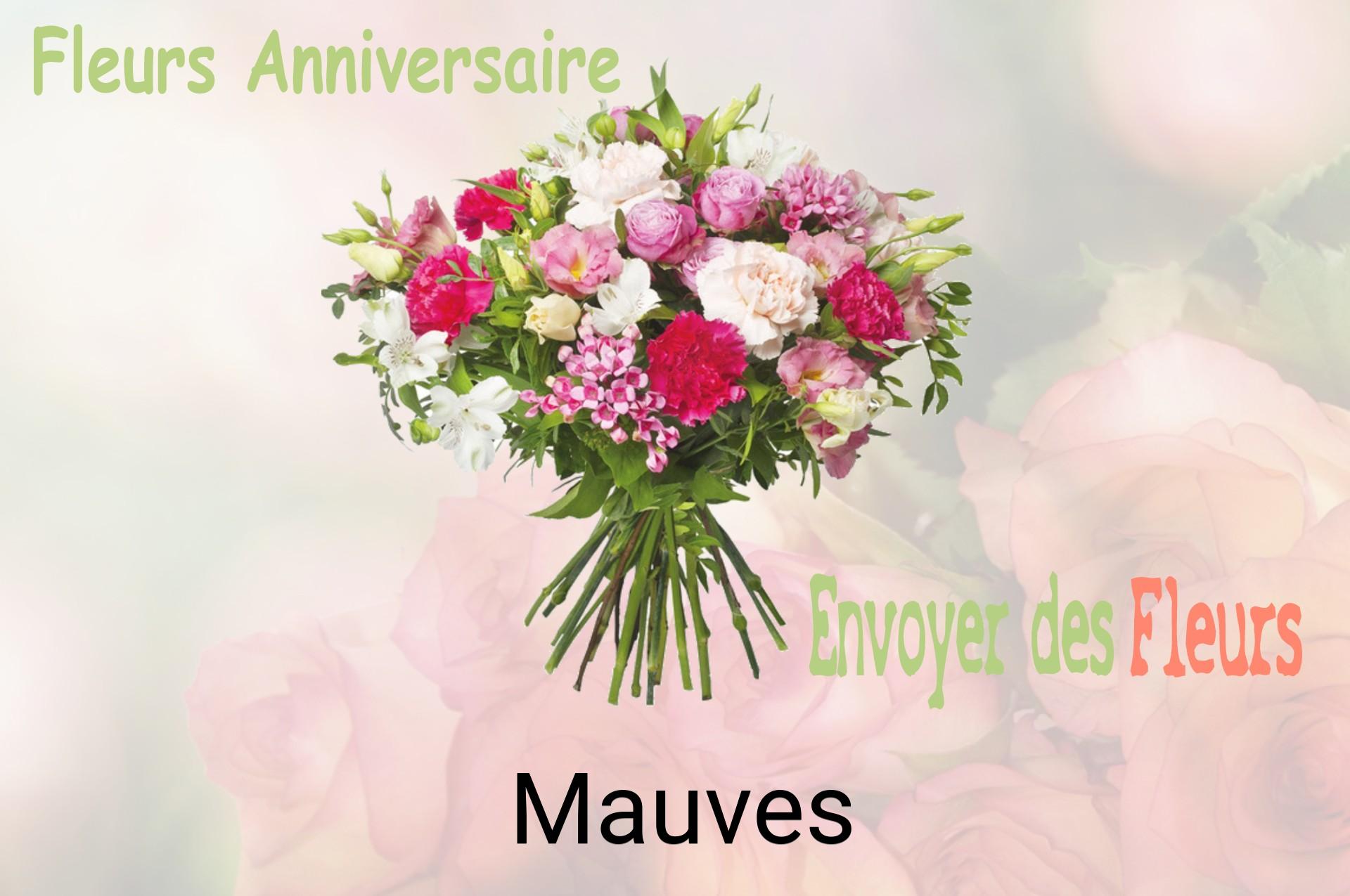 Bouquet de fleurs d’anniversaire livré à Mauves